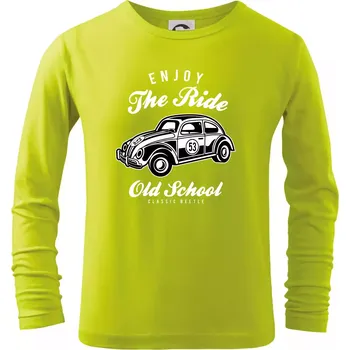 Dětská móda Enjoy The Ride - Triko dětské Long Sleeve - 158 cm/12 let ( Limetková )