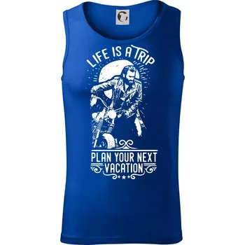 Life Is a Trip - Tílko pánské Core - M ( Královská modrá )
