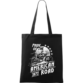 Nákupní taška American Pride - Taška bavlněná - 42 x 38 cm ( Černá )