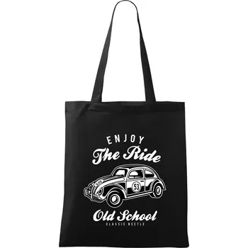 Nákupní taška Enjoy The Ride - Taška bavlněná - 42 x 38 cm ( Černá )