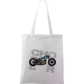 Nákupní taška Chopper 001 - Taška bavlněná - 42 x 38 cm ( Bílá )