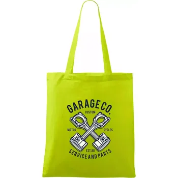 Garage Co - Taška bavlněná - 42 x 38 cm ( Limetková )