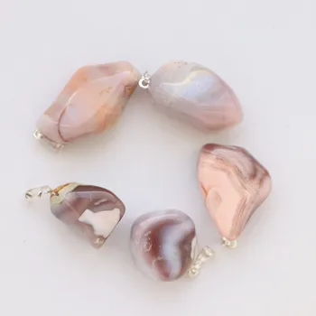 Přívěsek Přívěs Achát růžový Botsw. troml PT52