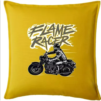 Polštář Flame Racer - Polštář 50x50 - 50x50 - Pouze potah ( Žlutá )