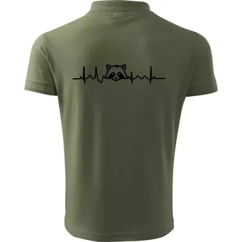 Pánská košile Mýval EKG - Polokošile pánská Pique Polo 203 - 5XL ( Khaki )