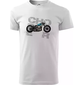 Pánské tričko Chopper 001 - Triko extra velké (5-8XL) - 8XL ( Bílá )