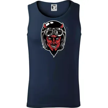 Ďábel motorkář - Tílko pánské Core - 2XL ( Námořní modrá (velmi tmavá - téměř černá) )