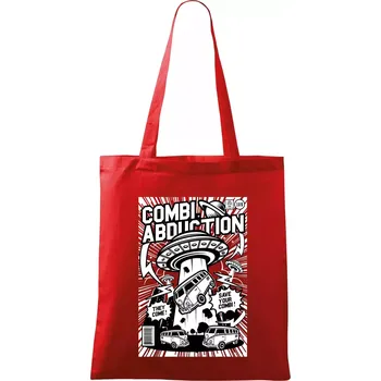 Combi abduction - Taška bavlněná - 42 x 38 cm ( Červená )