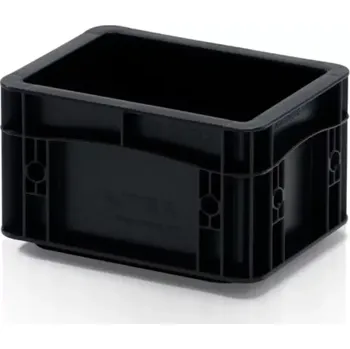 Přepravka na jídlo ESD Euro přepravka 20 cm × 15 cm × 12 cm, černá