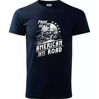Pánské tričko American Pride - Triko extra velké (5-8XL) - 6XL ( Námořní modrá (velmi tmavá - téměř černá) )