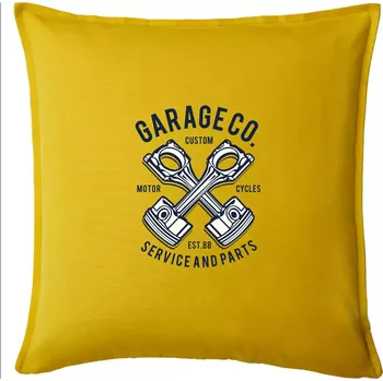 Polštář Garage Co - Polštář 50x50 - 50x50 - Pouze potah ( Žlutá )