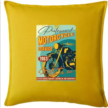 Polštář Professional service moto - Polštář 50x50 - 50x50 - Pouze potah ( Žlutá )