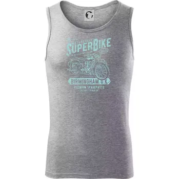 Super Bike - Tílko pánské Core - L ( Tmavě šedý melír )