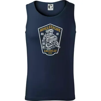 Muscle Engine - Tílko pánské Core - 2XL ( Námořní modrá (velmi tmavá - téměř černá) )