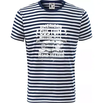 Pánské oblečení American Custom Motorcycle - Triko na vodu - M ( Prouhovaná )