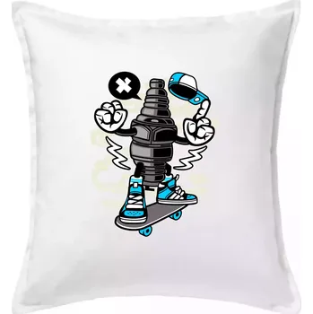 Polštář Svíčkař - Polštář 50x50 - 50x50 - Včetně výplně ( Bílá )