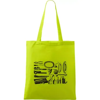 Oprava motorky - Taška bavlněná - 42 x 38 cm ( Limetková )