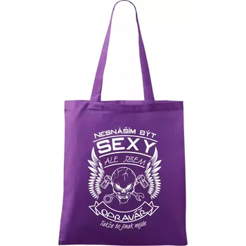 Nesnáším být sexy - opravář - Taška bavlněná - 42 x 38 cm ( Fialová )