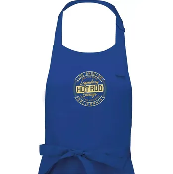 Kuchyňská zástěra Legendary hot rod garage - Pánská zástěra na vaření - Univerzální velikost ( Královská modrá )