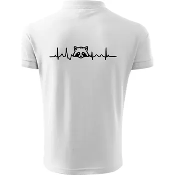 Pánská košile Mýval EKG - Polokošile pánská Pique Polo 203 - 3XL ( Bílá )