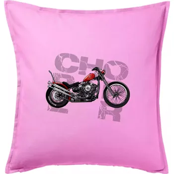Polštář Chopper 004 - Polštář 50x50 - 50x50 - Pouze potah ( Růžová )