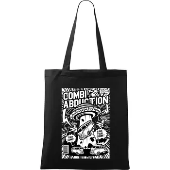 Nákupní taška Combi abduction - Taška bavlněná - 42 x 38 cm ( Černá )