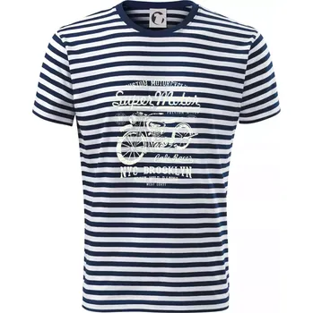 Pánská móda Super Motor - Triko na vodu - L ( Prouhovaná )