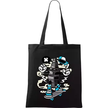 Nákupní taška Svíčkař - Taška bavlněná - 42 x 38 cm ( Černá )