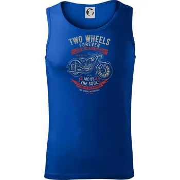 Two Wheels Forever 2 - Tílko pánské Core - XL ( Královská modrá )