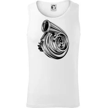 Car turbo - Tílko pánské Core - XL ( Bílá )