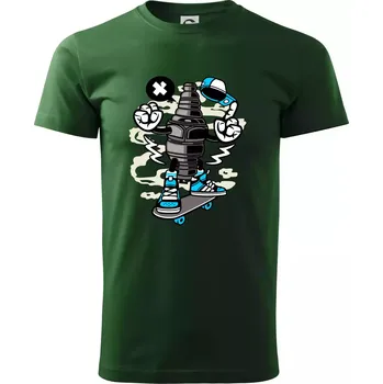 Pánské tričko Svíčkař - Triko extra velké (5-8XL) - 6XL ( Lahvově zelená )