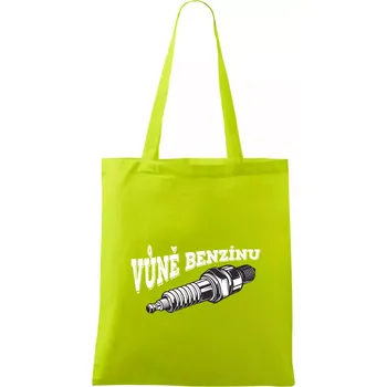 Vůně benzínu - Taška bavlněná - 42 x 38 cm ( Limetková )