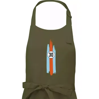 Kuchyňská zástěra Vintage Race 30 - Dámská zástěra na vaření - Univerzální velikost ( Khaki )