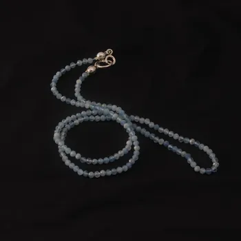 Náhrdelník Náhrdelník Citrín-stříbro kulička 3-4mm délka 45cm