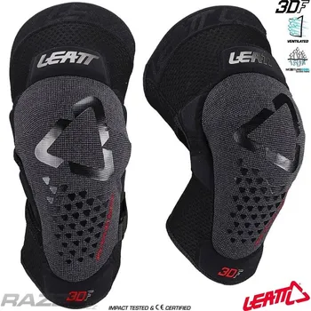 Chránič nohou Chrániče kolen Leatt Knee Guard 3DF 5.0 EVO Black XL