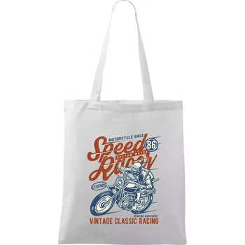 Speed Racer 2 - Taška bavlněná - 42 x 38 cm ( Bílá )
