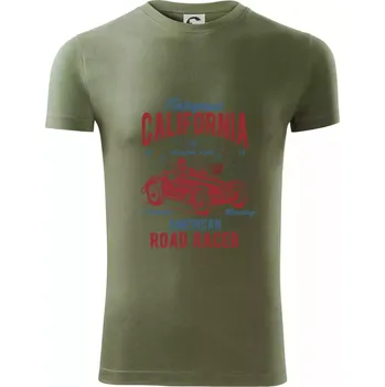 Pánské tričko Torque California - Viper FIT - Pánské zůžené tričko - M ( Khaki )