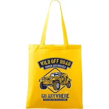 Wild Off Road - Taška bavlněná - 42 x 38 cm ( Žlutá )