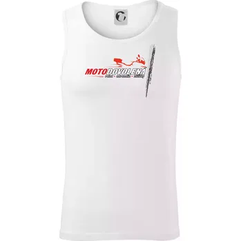 Moto dovolená - relax adrenalin zážitky - Tílko pánské Core - M ( Bílá )