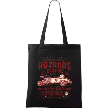 Nákupní taška Hot Rods Race Classic - Taška bavlněná - 42 x 38 cm ( Černá )
