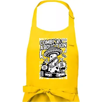 Kuchyňská zástěra Combi abduction - Pánská zástěra na vaření - Univerzální velikost ( Žlutá )
