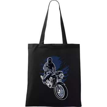 Nákupní taška Night Rider - Taška bavlněná - 42 x 38 cm ( Černá )