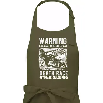 Kuchyňská zástěra Illegal Race Speedway - Dámská zástěra na vaření - Univerzální velikost ( Khaki )