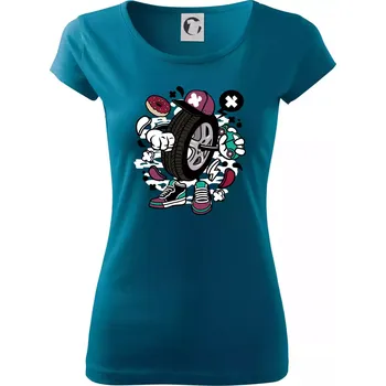 Gumák - Dámské triko Pure - L ( Petrolejová )