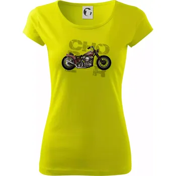 Chopper 002 - Dámské triko Pure - XL ( Limetková )