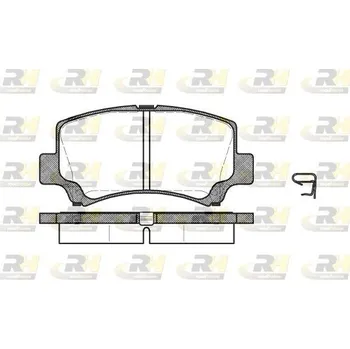 Brzdová destička Klocki hamulcowe suzuki wagon, 2710.02