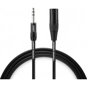 Audio kabel Warm Audio Pro-XLRm-TRSm-3'