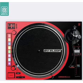 Gramofon Doto Design Skin RP-8000 MK2 COLORS DVS Red