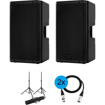 Audio RCF ART 945-A Set reproboxů se stativy a kabely