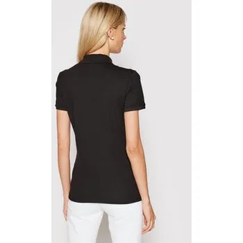 Pánské oblečení Lacoste Polokošile PF5462 Černá Slim Fit 42